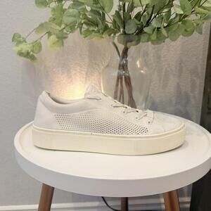 Ugg Zilo Knit Sneaker Bone white Mesh Comfort Womens 8 Excellent